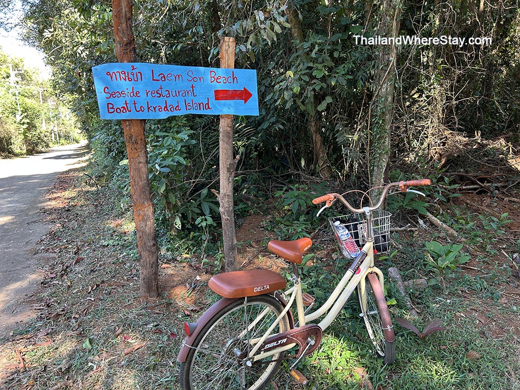 my bike on Koh Mak
