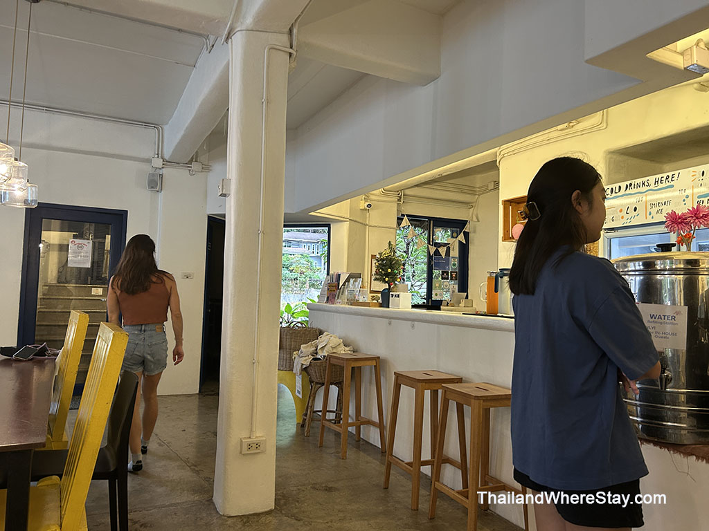 reception area at Pajamas