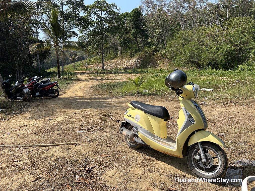 my scooter on koh Yao islands