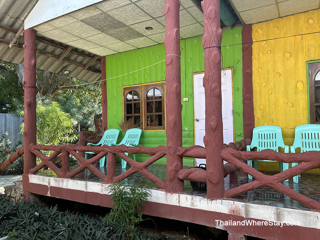 The room at Daya Beach from outside