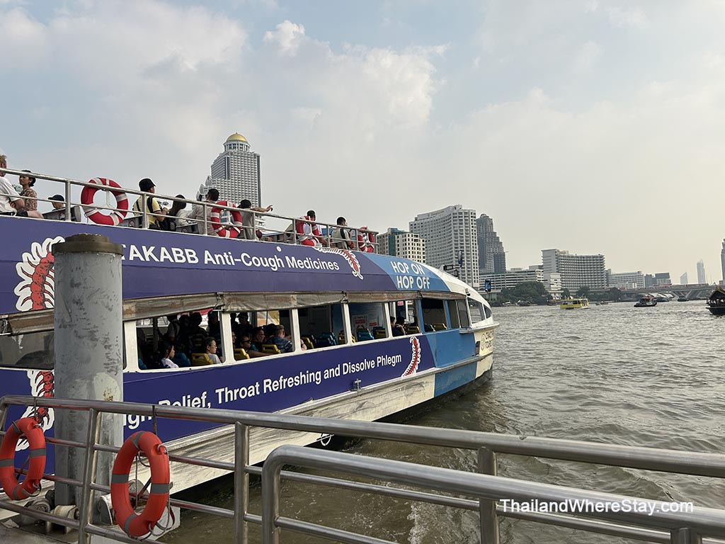 Tourist Boat on Chao Phraya River