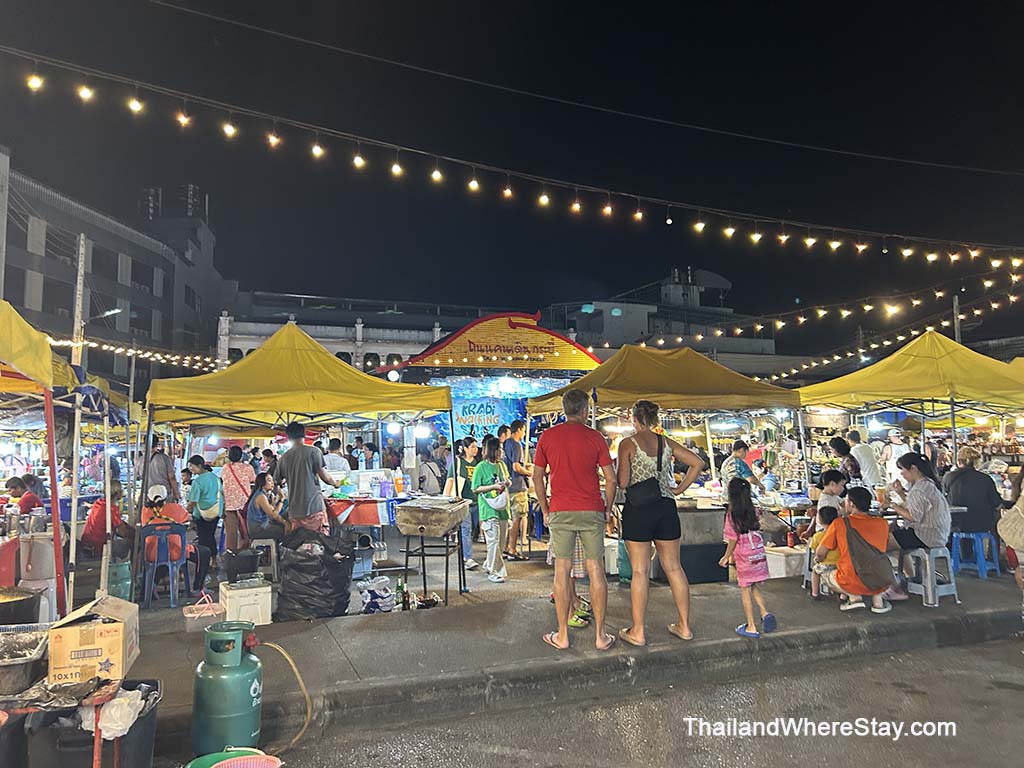 Foot Court at the Weekend Night Market Krabi