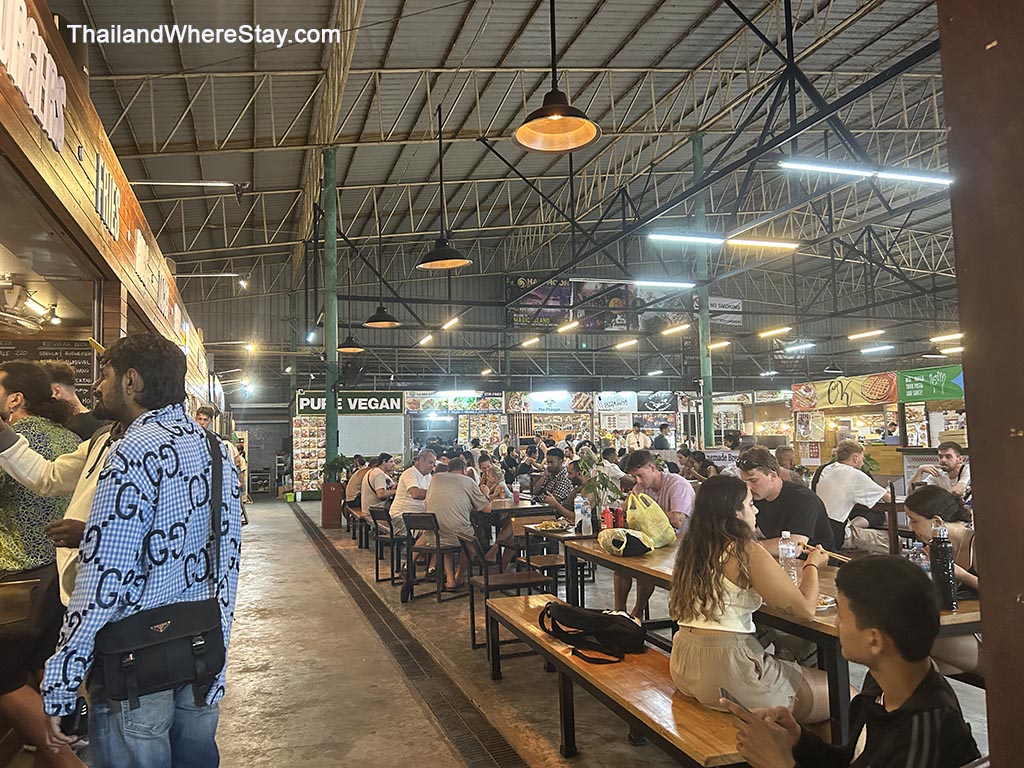 Night Market in Thong Sala Town Phangan