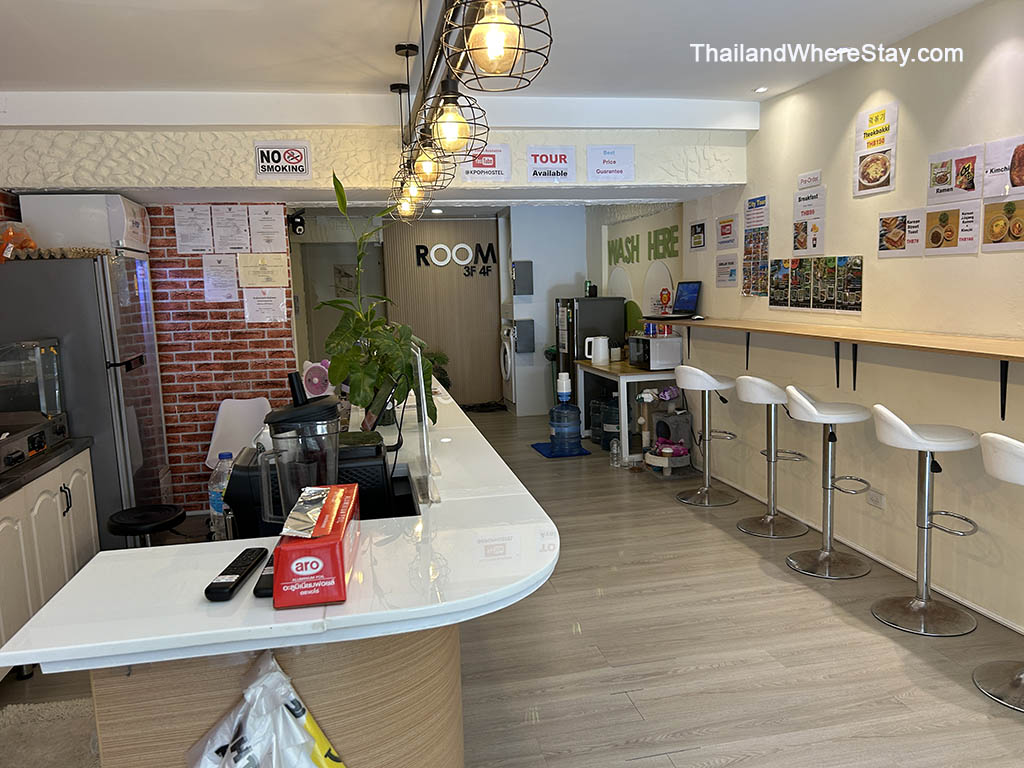 reception area KPOP hostel