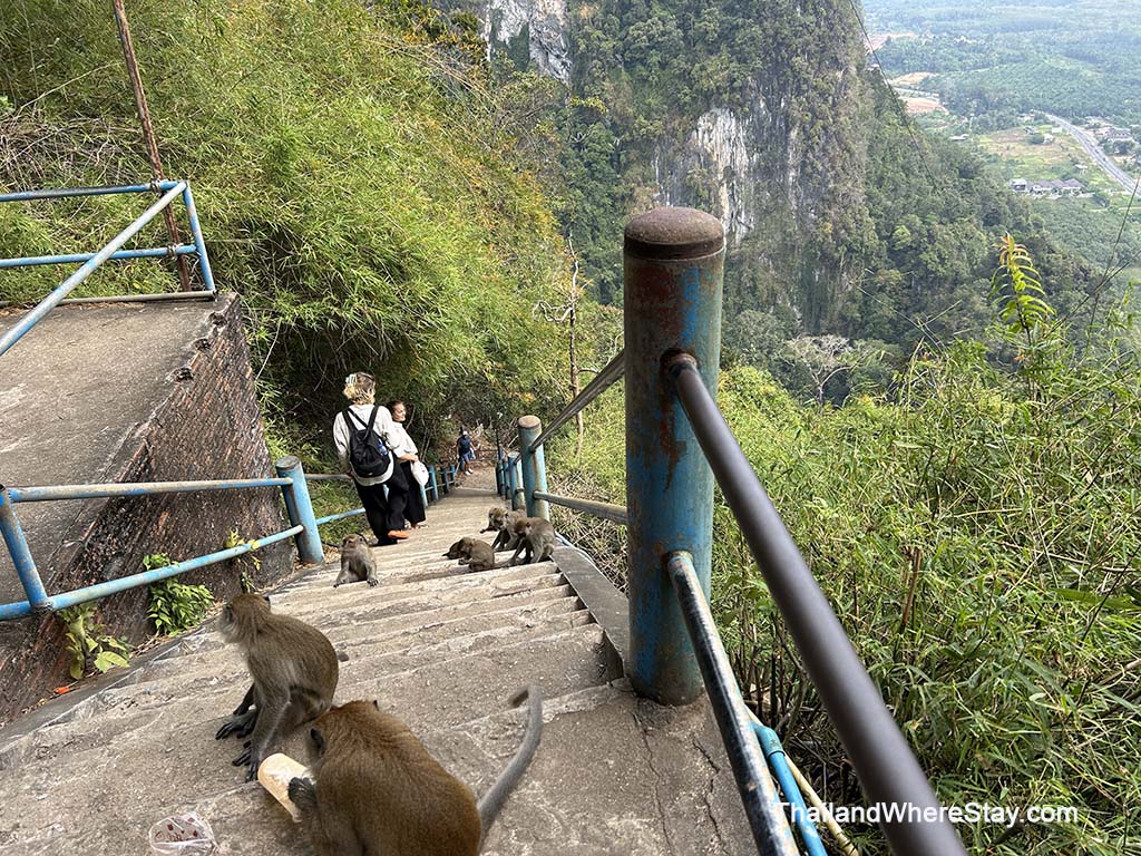 Staircase at tiger Cave temples