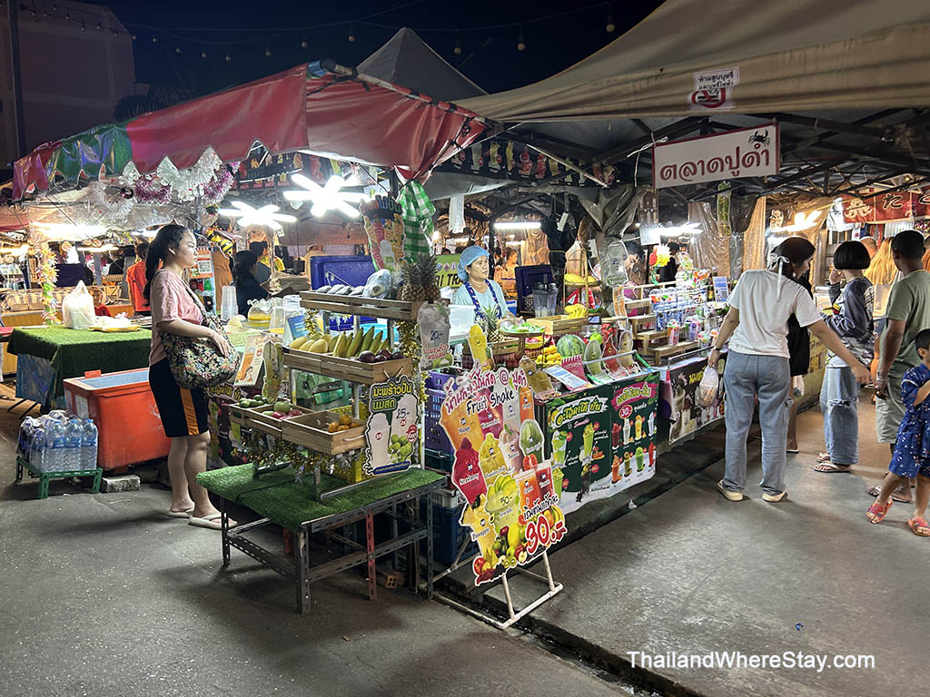 Stalls at Black Crab Market