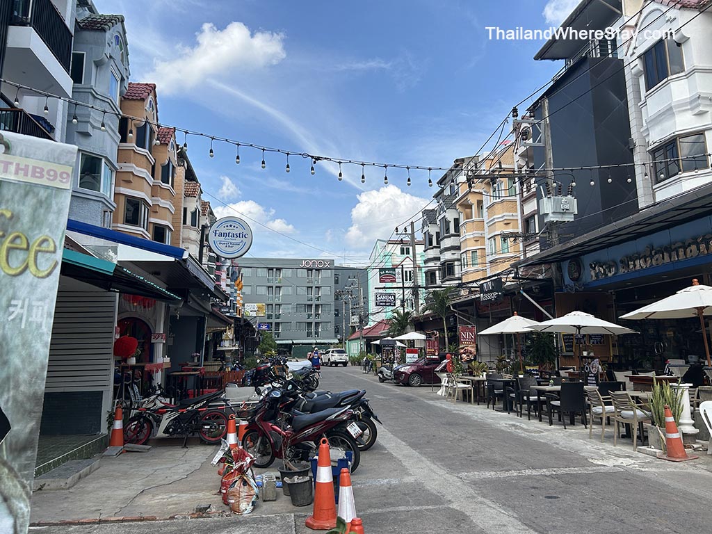 Street outside KPOP Hostel