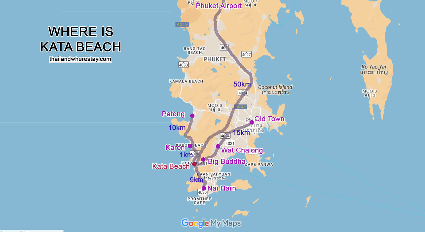 Where is Kata Beach on map