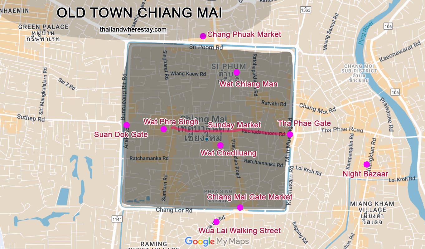 Best Areas in Old Town Chiang Mai