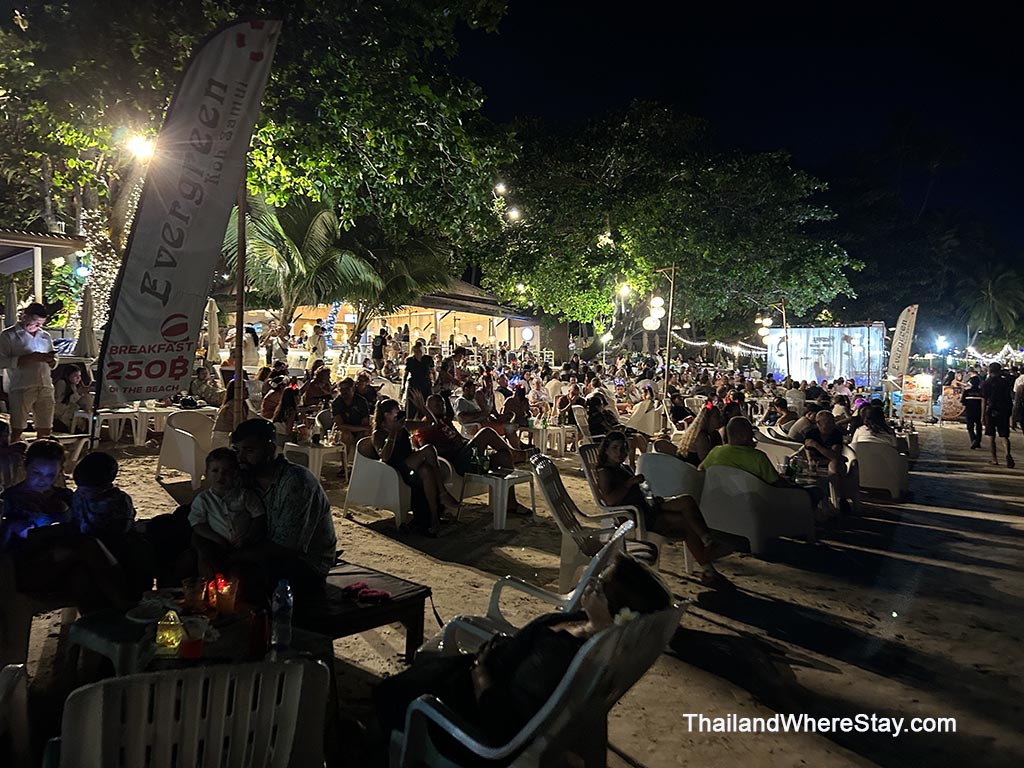 Chaweng Beach at Night