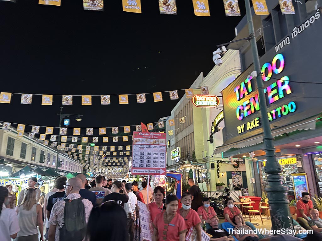 Khao San vs Sukhumvit