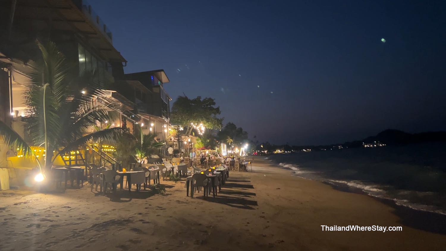 Nightlife on Bophut Beachfront