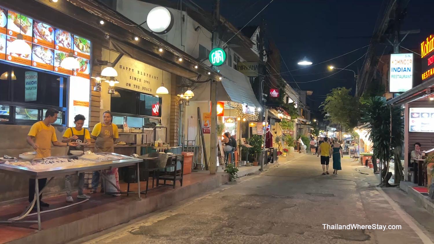 Nightlife on Bophut Fisherman Village