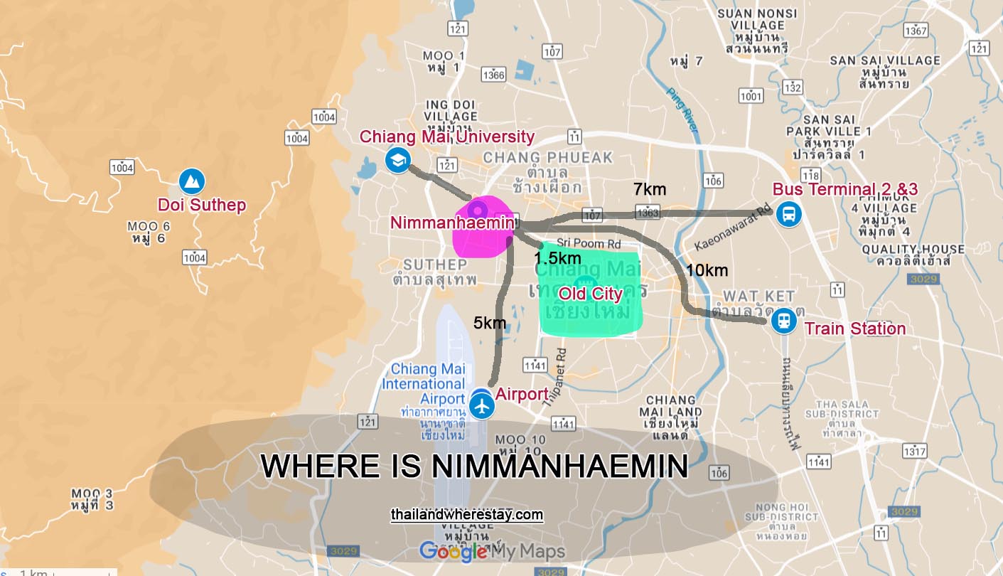 Where is Nimman on map