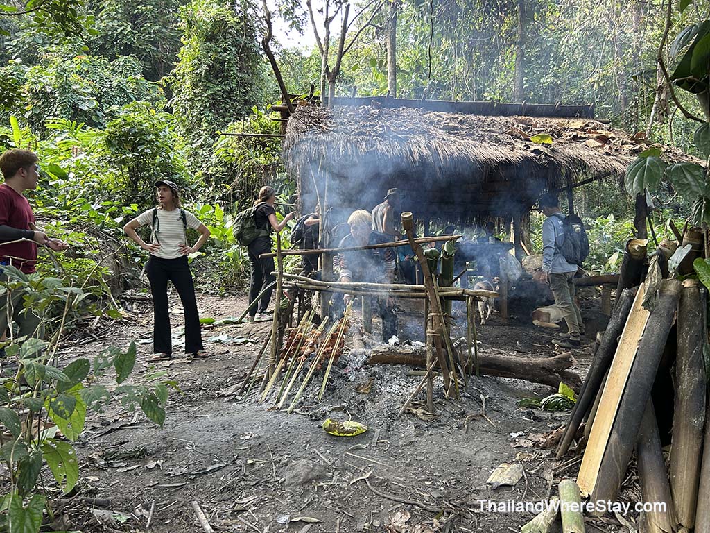 Bamboo cooking Chiang Rai