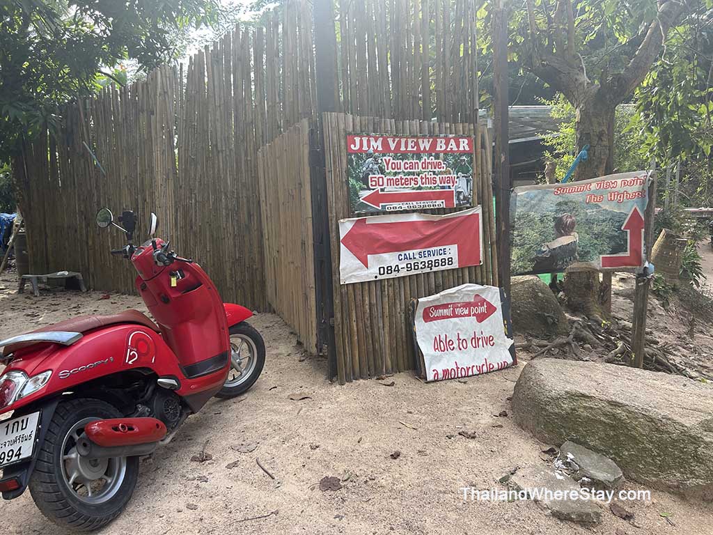 My scooer on Ko Tao