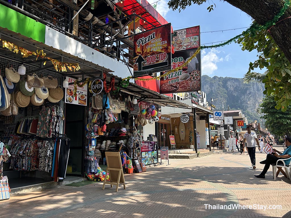 Shops in Ao Nang