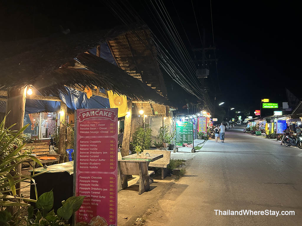 Khao Sok Village at Night