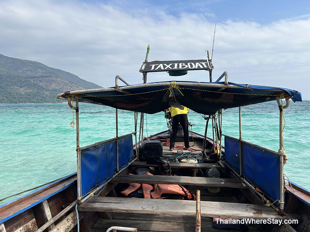 My taxi boat to Koh Adang