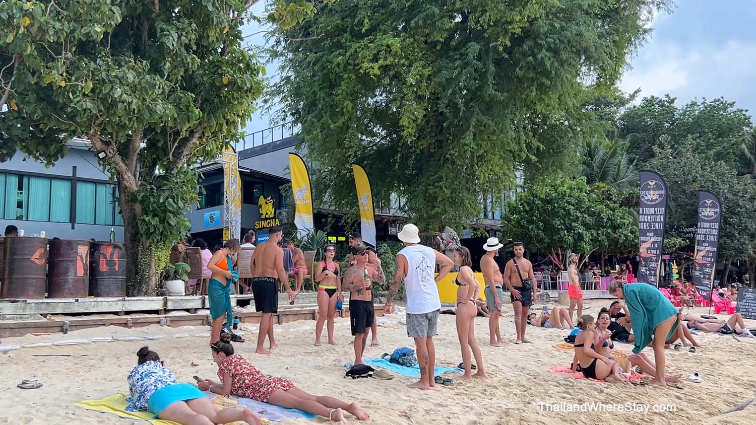 The beach near Ibiza House
