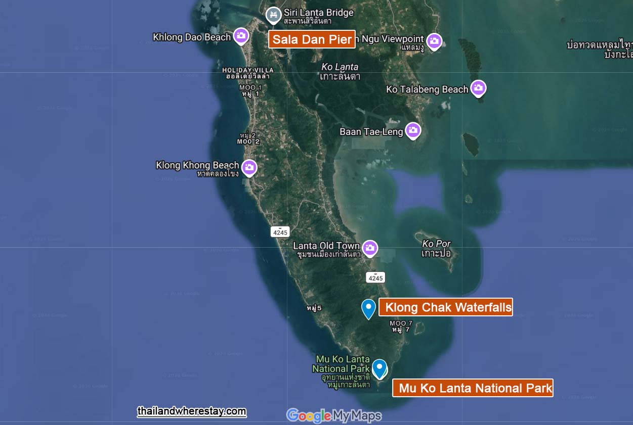 Mu Koh Lanta National Park Location on map