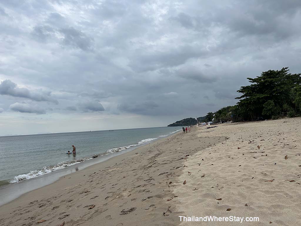 Swimming at Klong Nin Beach