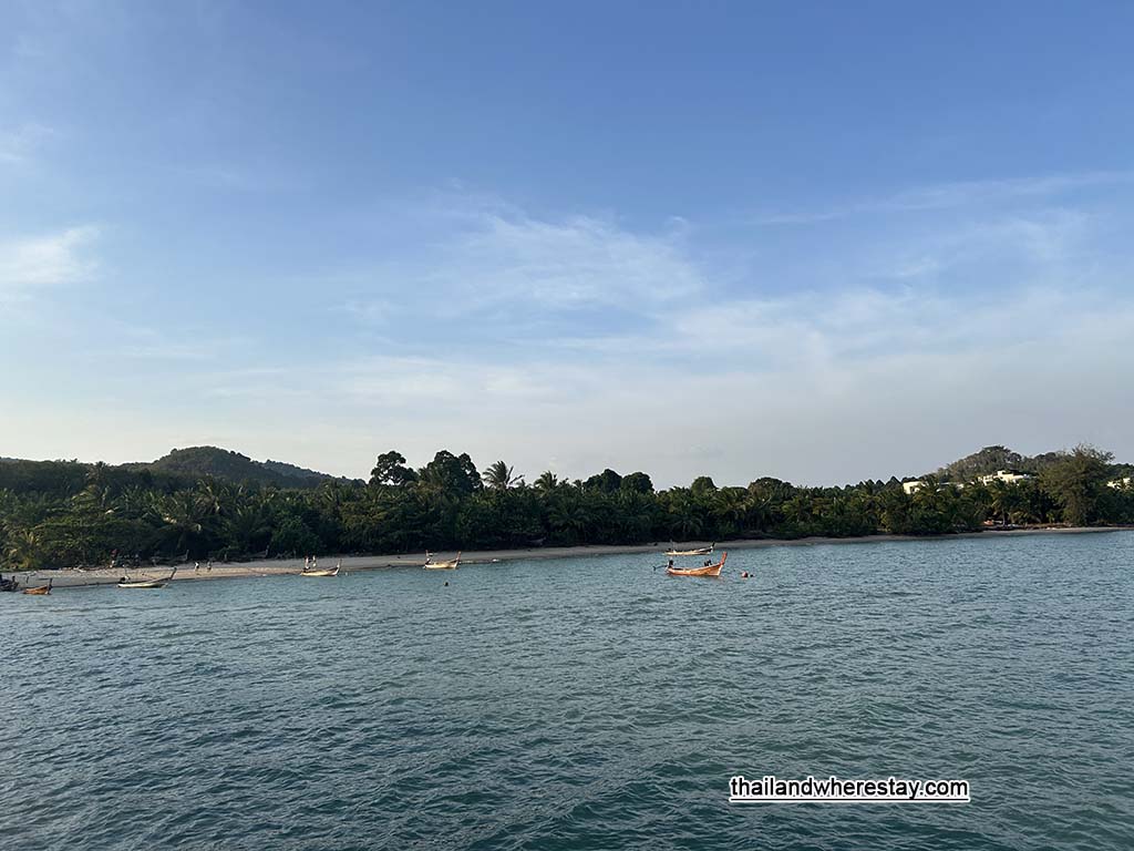 Hin Kong Beach and Anantara view from Hin Kong Pier