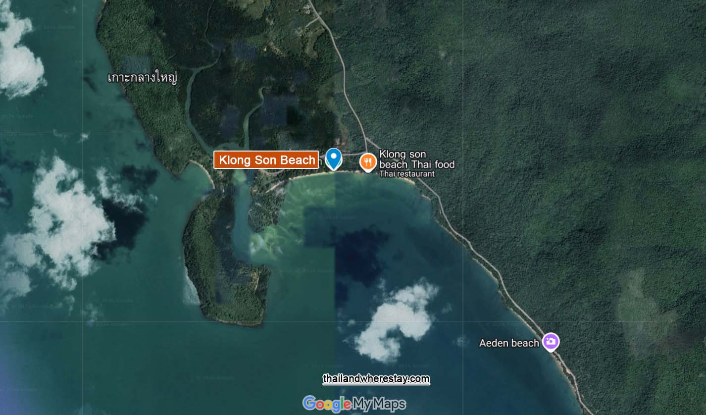 Klong Son Yao Yai on map