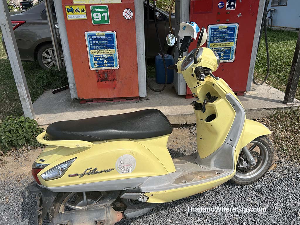 My scooter to Loh Jark Beach