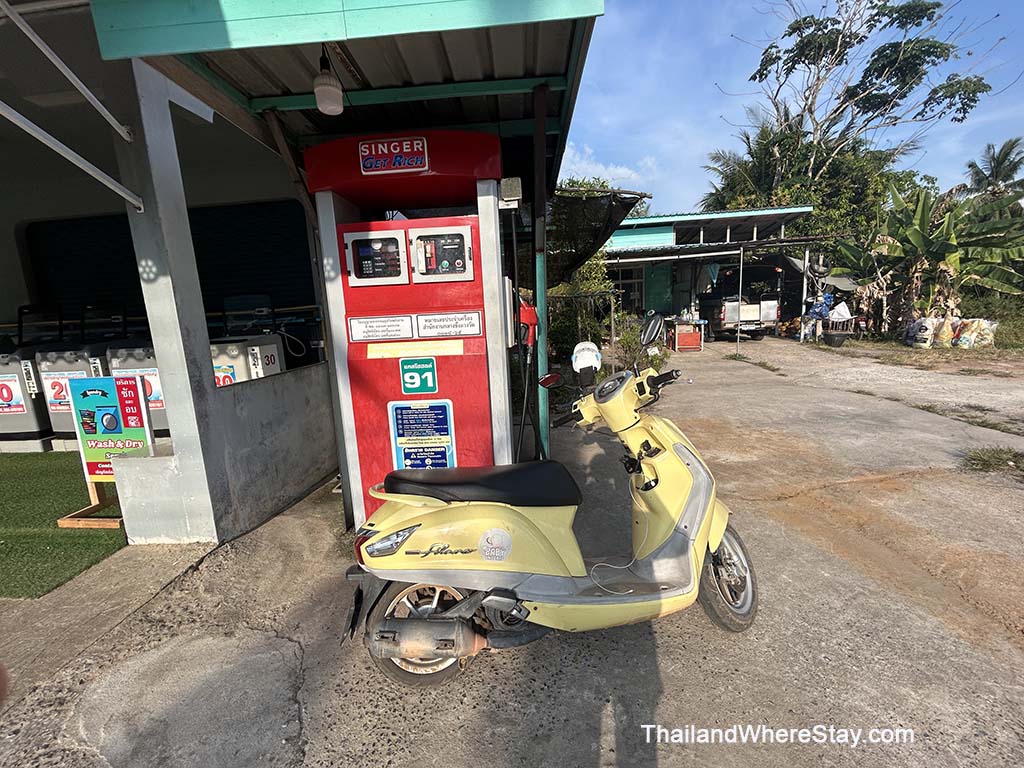 My scooter on Yao Yai island