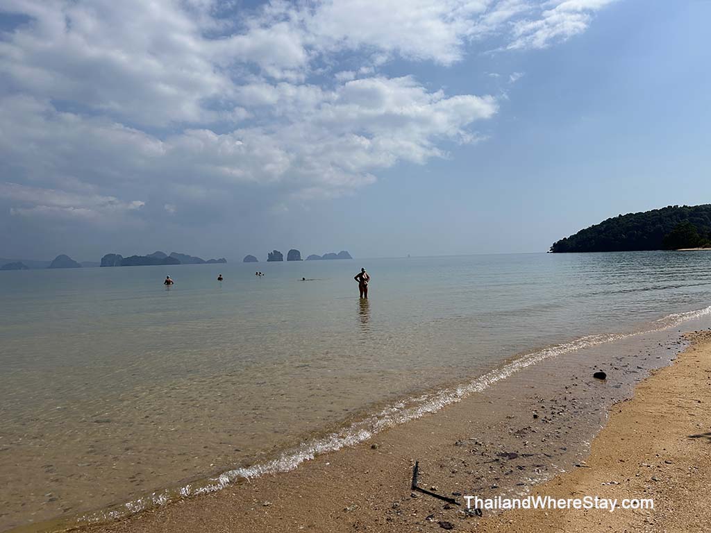 Swimming at Little Long Beach
