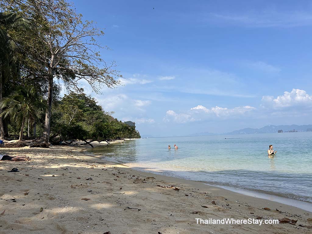 Swimming at Long Beach