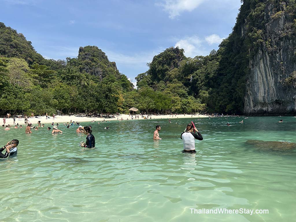 Cystal clear water Hong island Beach