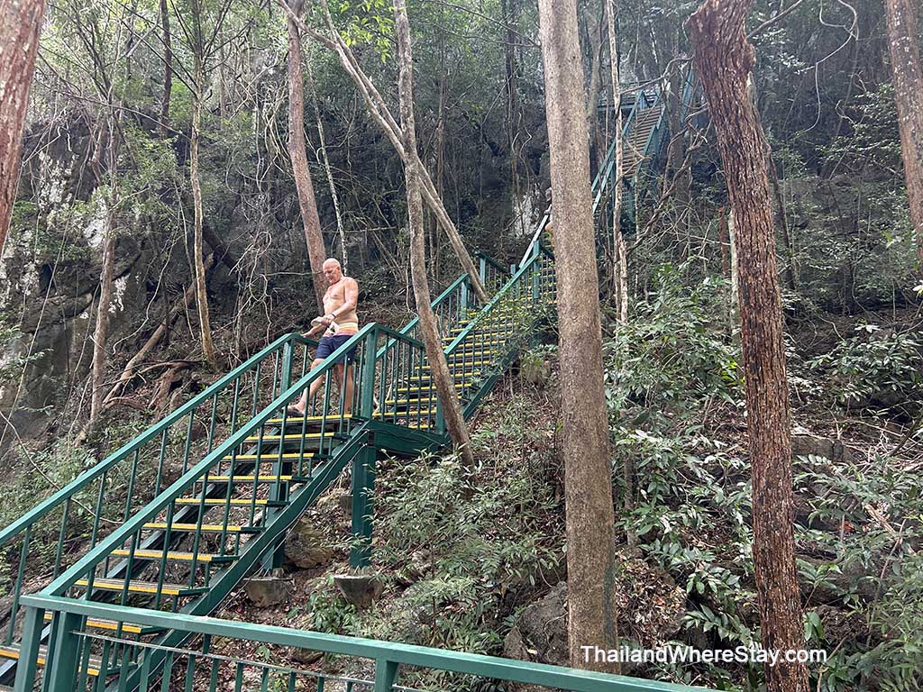 Staircase to Hong island Viewpoint