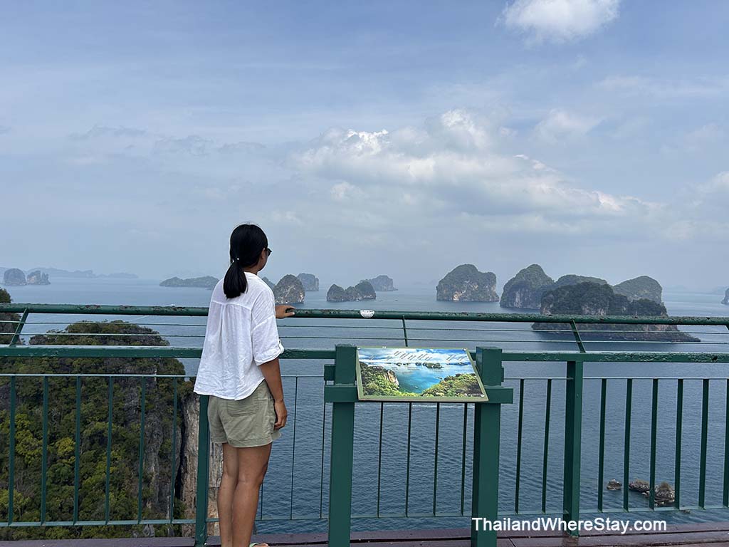 Viewpoint to other islands on Hong islands